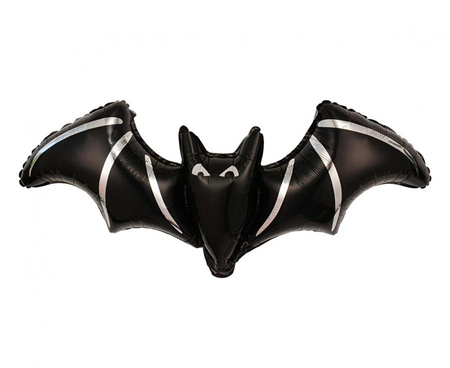 Balony Foliowe Na Halloween Imprezę Zestaw 3szt. Nietoperz Pająk Czarny Kot