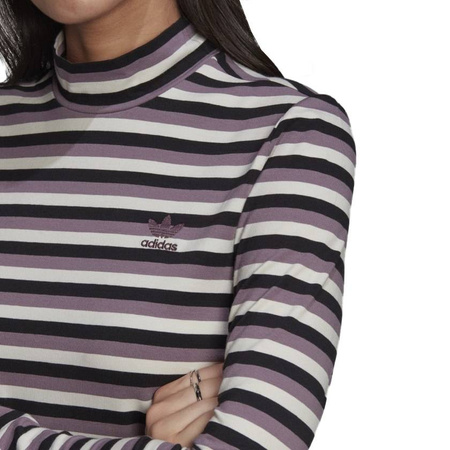 Bluzka Koszulka Damska Elegancka Modna Z Długim Rękawem Bawełniana ADIDAS