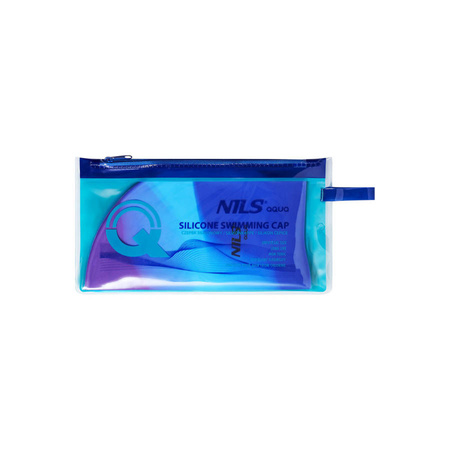 Zestaw Pływacki 3w1 Regulowane Okularki + Czepek + Zatyczki NILS AQUA
