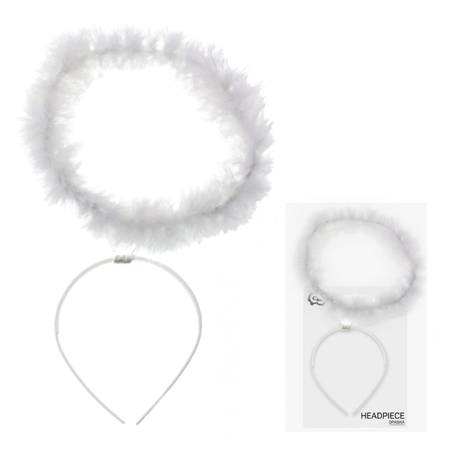 Skrzydła Anioła + Aureola Aniołka Przebranie Na Jasełka Bal Świętych GODAN