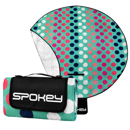 SPOKEY Koc Plażowy Piknikowy Okrągły Z Izolacją 140 cm