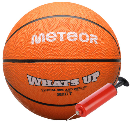 METEOR Piłka Do Koszykówki Kosza Rekreacyjna Koszowa Rozmiar 7 + Pompka