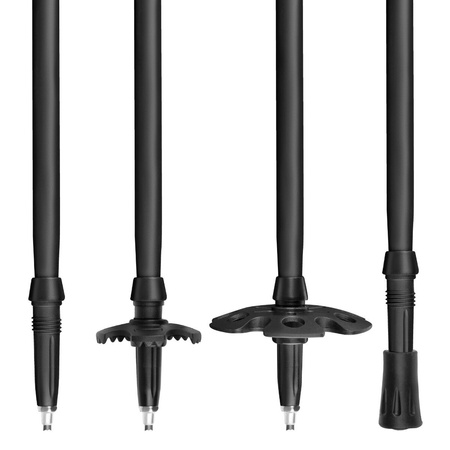 Kije Trekkingowe Regulowane Trzysegmentowe Składane W Góry Turystyczne 105-135 cm SPOKEY