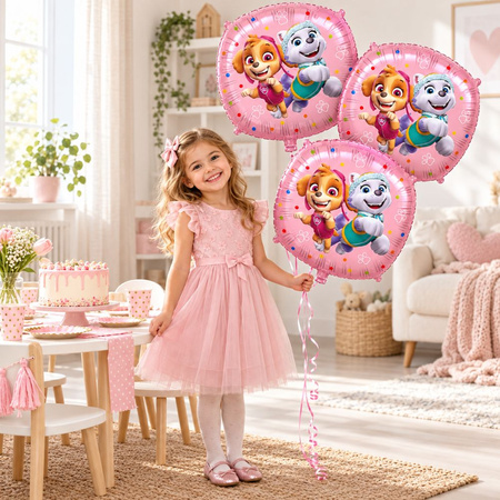 Balony Foliowe Dekoracyjne Ozdobne Imprezowe Na Urodziny PAW PATROL 3 szt.