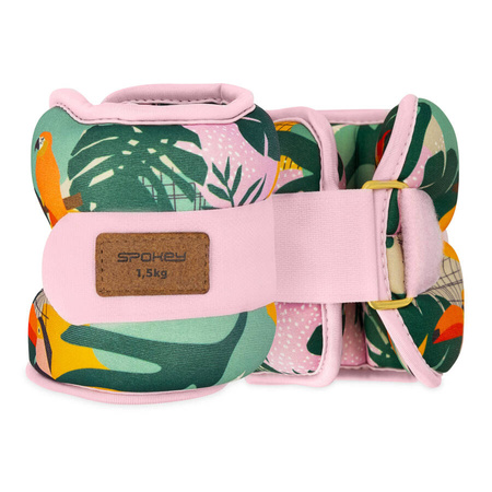 Obciążenia Ciężarki Na Kostki Nadgarstki Do Ćwiczeń Fitness 2x1,5 kg SPOKEY