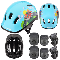 Kask Rowerowy Regulowany Dziecięcy Ochronny Otwory Wentylacyjne METEOR