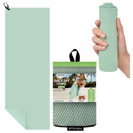 Ręcznik Plażowy Szybkoschnący Z Mikrofibry Z Zawieszką 120 x 50 cm SPOKEY
