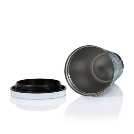 CASNO Kubek Termiczny Termos + Słomka 510 ml