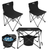 Stolik + 2 Krzesła Zestaw Turystyczne Kempingowy Na Plażę Piknik NILS 