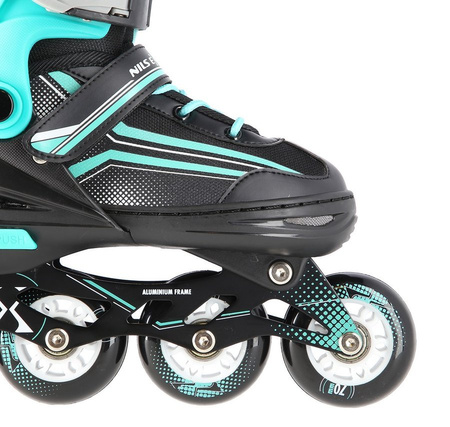 NILS Łyżworolki Rolki 2w1 Łyżwy Hokejowe Regulowane Rekreacyjne