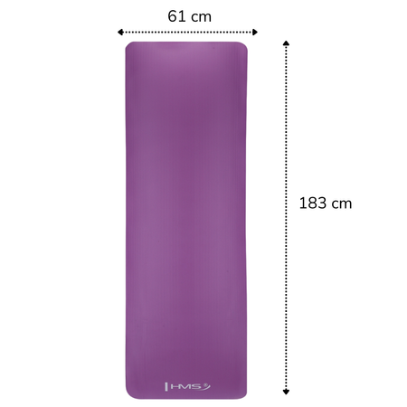 Mata Do Ćwiczeń Fitness Jogi Aerobiku Gimnastyczna Gruba Karimata 1 cm HMS