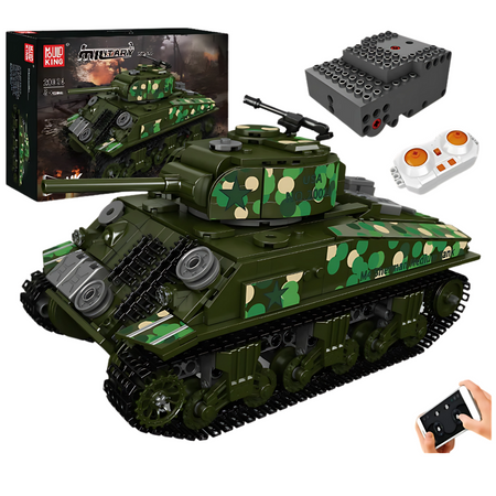 Mould King Klocki Konstrukcyjne Czołg M4 Sherman 961 Elementów