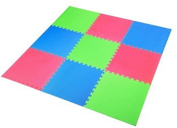 Mata Puzzle Pod Sprzęt Do Ćwiczeń Fitness Ochronna Uniwersalna 60x60cm 9el.