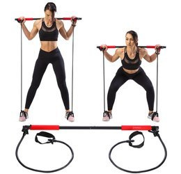 HMS Drążek Do Ćwiczeń Treningu Pilates + Gumy