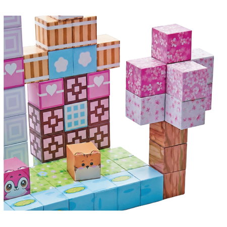 Klocki Magnetyczne Konstrukcyjne Zestaw 110 Elementów Edukacyjne Dla Dzieci