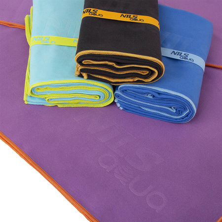 Duży Ręcznik Szybkoschnący Z Mikrofibry Plażowy 180x100 cm + Zawieszka NILS