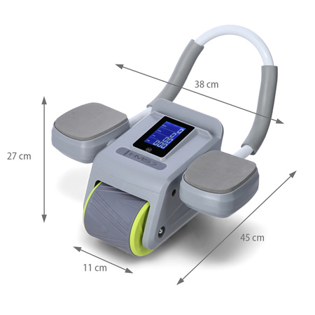 HMS Automatyczne Koło Do Ćwiczeń Fitness Mięśni Brzucha Z Wyświetlaczem