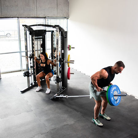 Atlas Wielofunkcyjny Suwnica Smitha Ze Stosem Do Ćwiczeń Siłowych Treningu