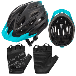 Kask Rowerowy Regulowany Szosowy Z Daszkiem METEOR Otwory Wentylacyjne