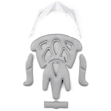 Kask Rowerowy Regulowany Szosowy Z Daszkiem Ochronny Wentylowany METEOR