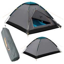 Namiot Turystyczny Kempingowy 2 Osobowy Wodoodporny Filtr UV + Pokrowiec