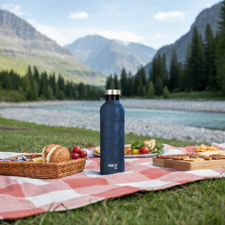 Butelka Turystyczna Na Zimne Napoje Szkolna Dla Dziecka 750 ml NILS
