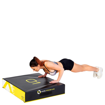 Skrzynie Plyometryczne Do Ćwiczeń Fitness Treningu Crossfit 4 szt. HMS