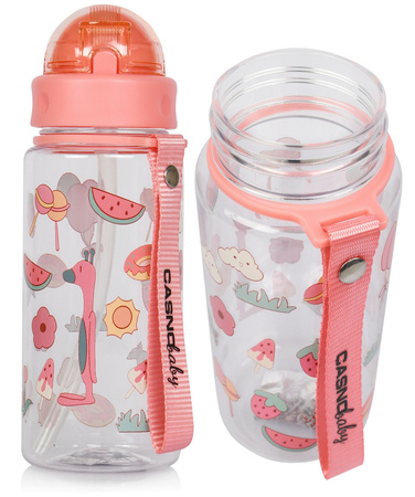 Bidon Butelka Ze Słomką Dla Dziecka 400 ml CASNO