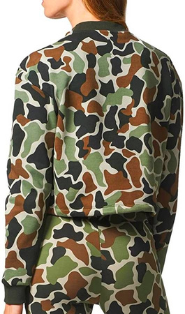 Bluza Damska Sportowa Treningowa Do Biegania Bawełniana Moro ADIDAS