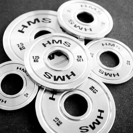 Talerz Obciążenie Olimpijskie Na Gryf Sztangę Chromowana Stal HMS 1.25 kg