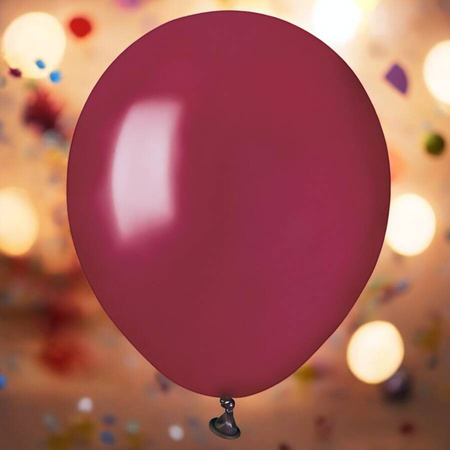 Balony Klasyczne Pastelowe Burgundowe Na Imprezę Przyjęcie 5" 100 szt.