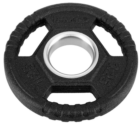 Zestaw Talerze Olimpijskie Obciążenia Ogumowane Na Gryf Sztangę 4x 1,25 kg HMS