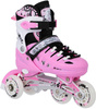 Łyżwy Rolki Regulowane Dziecięce Hokejowe 4w1 Łyżworolki Wrotki Kółka Kauczukowe	