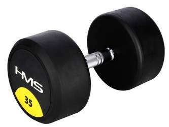 HMS Hantla Ciężarek Gumowany Chromowany 35 kg