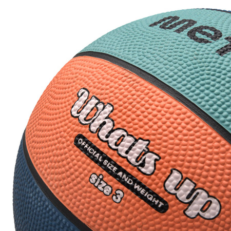 METEOR Piłka Do Koszykówki Kosza Rekreacyjna Koszowa Dla Dzieci Rozmiar 3 + Pompka