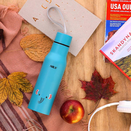 Kubek Termiczny Termos Turystyczny Stalowy Butelka Na Kawę Herbatę 500 ml