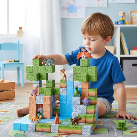 Klocki Magnetyczne Konstrukcyjne Zestaw 139 Elementów Edukacyjne Dla Dzieci