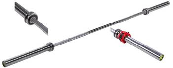 HMS Gryf Olimpijski Prosty Sztanga Z Zaciskami Do Ćwiczeń Treningu 680 kg