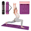 Mata Antypoślizgowa Do Ćwiczeń Fitness Yogi Crossfit Z Pokrowcem 182x61 cm