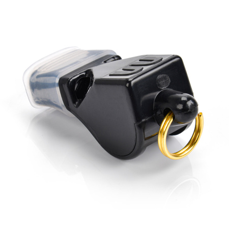 Gwizdek Bezkulkowy Plastikowy Ze Sznurkiem i Silikonowym Ustnikiem METEOR