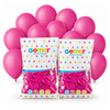 Balony Pastelowe Ciemnoróżowe Lateksowe Na Urodziny Chrzest 12" 200 szt.