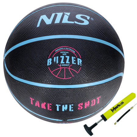 Piłka Do Koszykówki Kosza Rekreacyjna Koszowa + Pompka Do Piłek