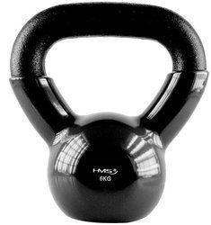 KETTLEBELL Kula Hantla Żeliwna Winylowa Do Treningu Siłowego HMS 6 kg