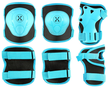 Kask Regulowany Orzeszek + Ochraniacze Zestaw Na Rolki Rower Hulajnogę NILS