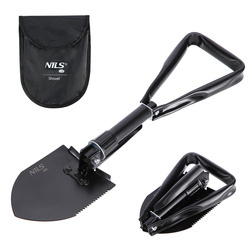 Saperka Składana Stalowa Podróżna 3w1 Szpadel Piła Kilof Z Pokrowcem NILS