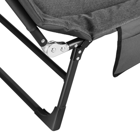 Łóżko Turystyczne Polowe Składane Leżak Leżanka Kempingowe Ogrodowe 200 cm