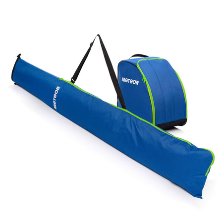 Zestaw Narciarski Torba Na Narty 195 cm + Pokrowiec Na Buty Kask METEOR