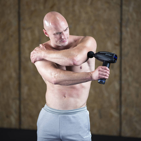 Pistolet Do Masażu Ciała Pleców Masażer Mięśni Massage Gun 6 Końcówek HMS