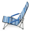 NILS Leżak Plażowy Ogrodowy Składany Fotel Turystyczny + Pokrowiec