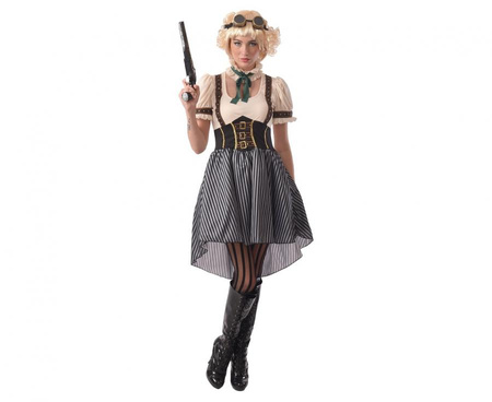 Strój Kostium Steampunk Na Halloween Karnawał Cosplay Dla Dorosłych GODAN